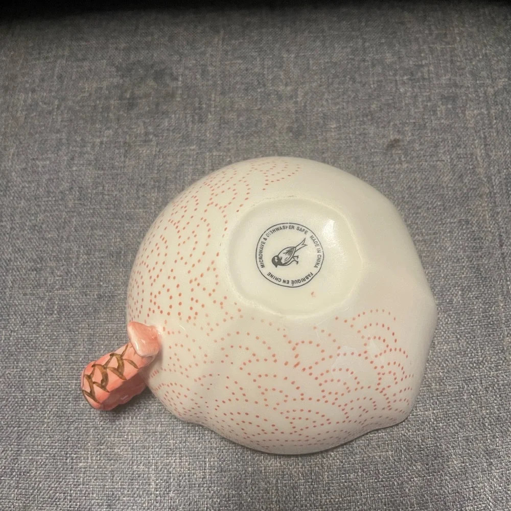 Anthropologie Fish Mug with Tail Handle